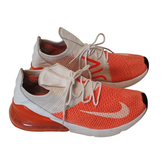 Nike Air Max 270 Flyknit Crimson Pulse Sneakers Women Size 10 Running AH6803 800 - Picture 2 of 8